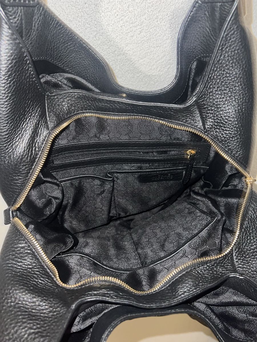 Michael Kors Borse da donna: Michael Kors Handtasche Schwarz Leder Gold – Usato da Lohn-Ammannsegg venduto da ard_yj6v 3