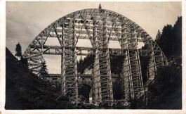 Lehrgerüst der Hundwilertobelbrücke