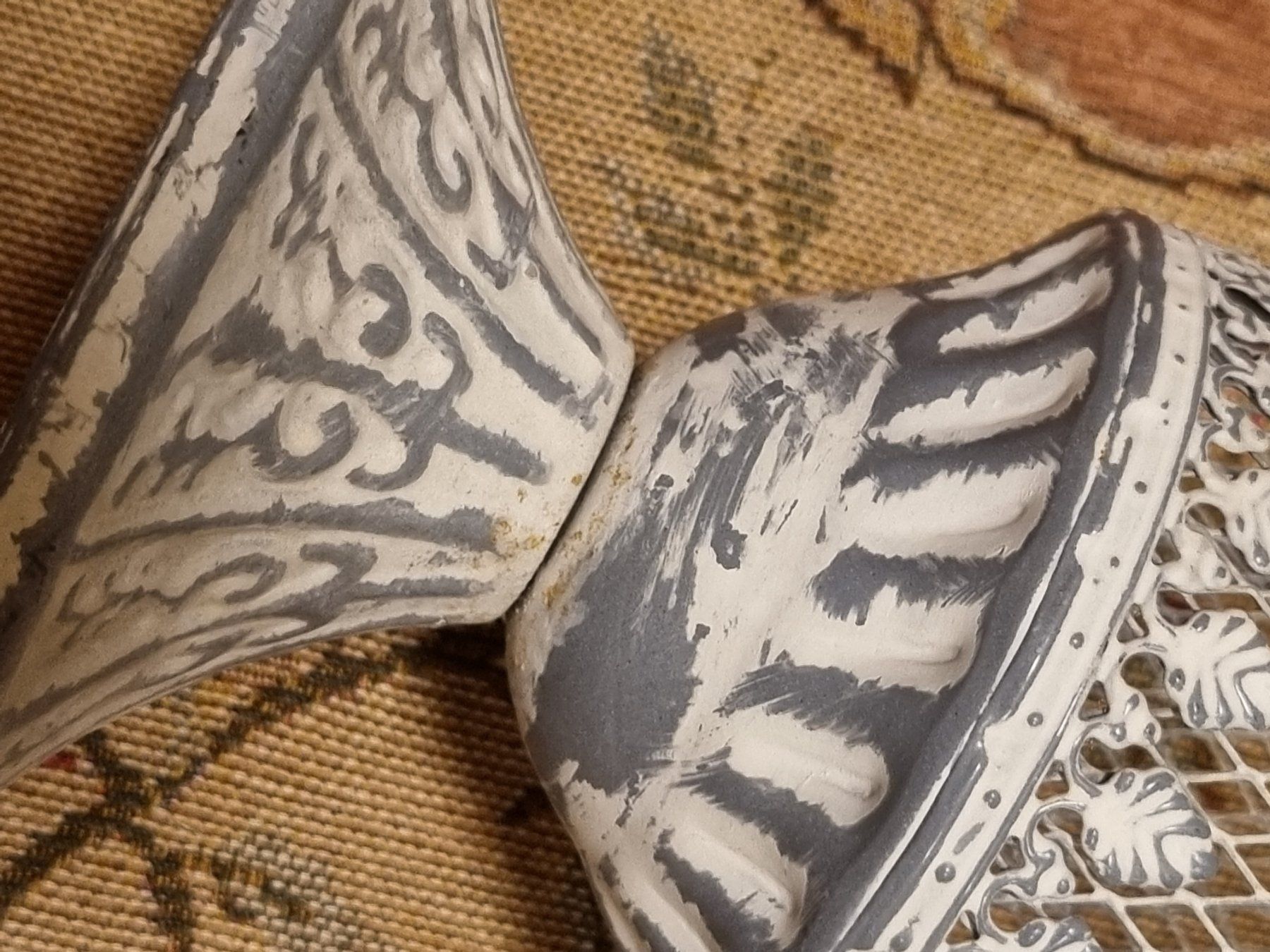 Vasen & Gefässe: Metall Deko Vase Antik Shabby Chic – Gebraucht aus Scharnachtal von devin03 1