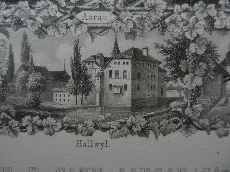 Gravures: Souvenir Kanton Aargau – D'occasion à Risch par Antikfee 5