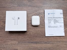 Apple Airpods 2nd Gen. mit Ladecase aus erster Hand