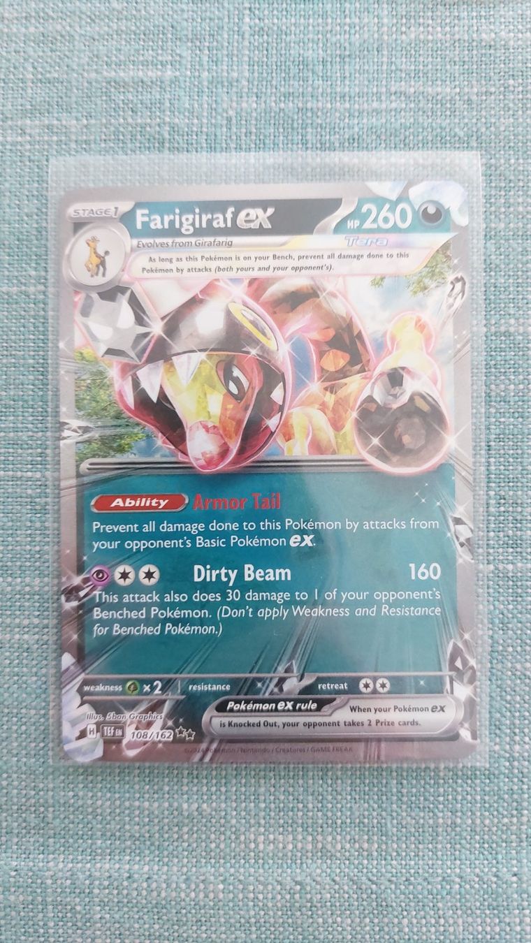 Pokémon Sammelbilder & Trading cards: Farigiraf ex Temporal Forces – Neu (gemäss Beschreibung) aus Bellinzona von Pagur