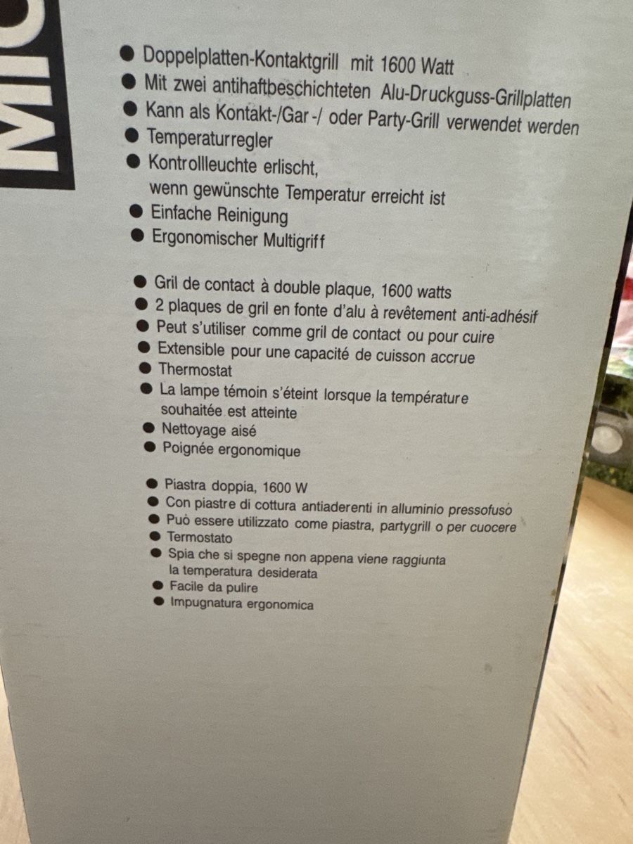 Griglie: MIO STAR Multigrill – Usato da Stadel venduto da nicibaer08 3