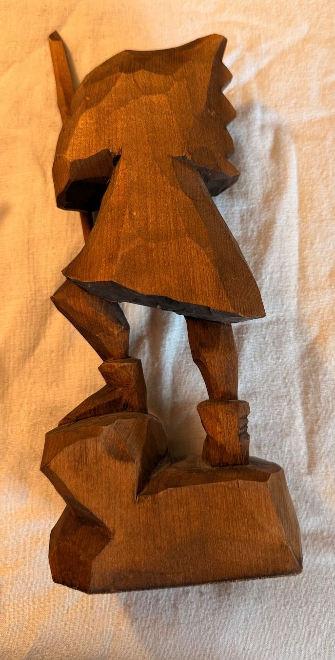 Figuren: Vintage Tiroler Holzfigur handgeschnitzt – Gebraucht aus Ostermundigen von Bobblue 1