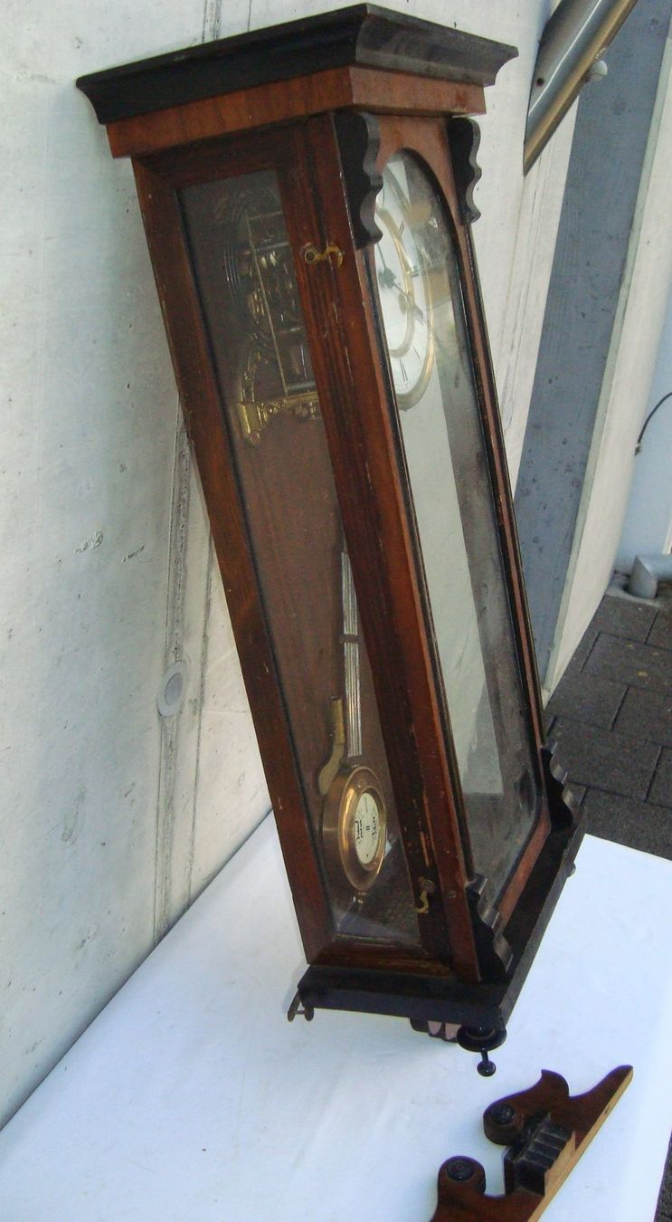 Pendules & Horloges murales: antiker Wand Regulator, Nussbaumholz – Défectueux à Oberdorf NW par Lufao 3