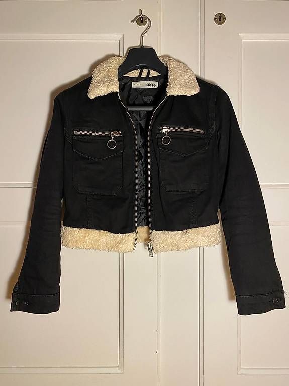 Topshop Jacken: Topshop Modejacke schwarz/weiss Grösse S – Gebraucht aus Bern von PH85BE