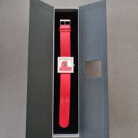 AKTEO uhr "Farben" Rot-Silber, arbanduhr