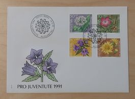 Enveloppe 1er jour (26.11.1991)