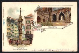 Litho Basel, Altes Rathaus und Fischmark