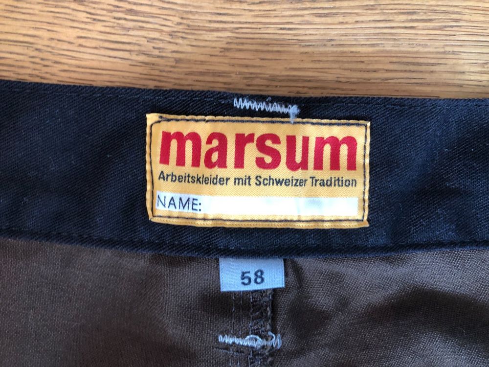 Pantaloni: Arbeitshose Gr. 58 Braun/Schwarz, NEU – Nuovo (secondo la descrizione) da Wettingen venduto da kar_cq2k 3