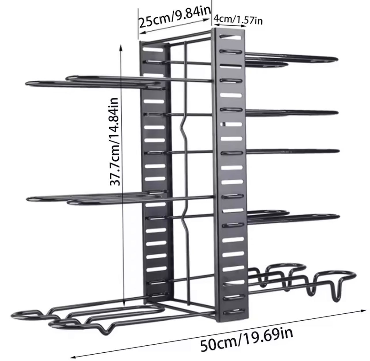 Supporti a parete: Pfannen Organizer Küchenregal NEU! – Nuovo e nell'imballaggio originale da Emmenbrücke venduto da engueteDeal 2