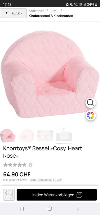 Bloom Fresco compleet kinderstoel rose gold/coconut white