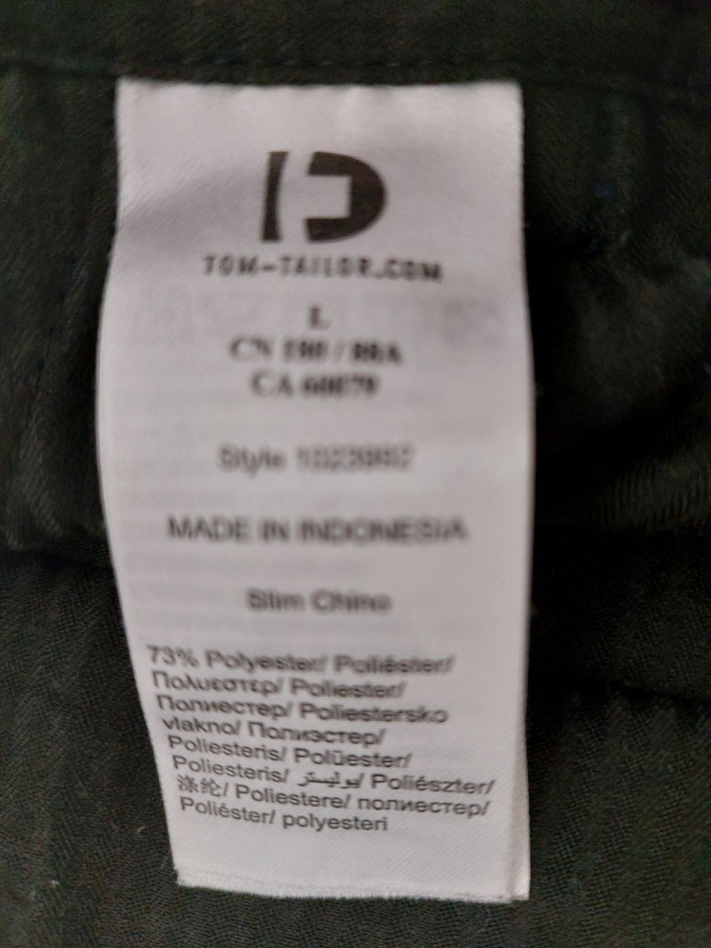 Tom Tailor Hosen: Tom Tailor Hose Cropped Slim Chino, Größe L – Neu (gemäss Beschreibung) aus Sachseln von Palur 1