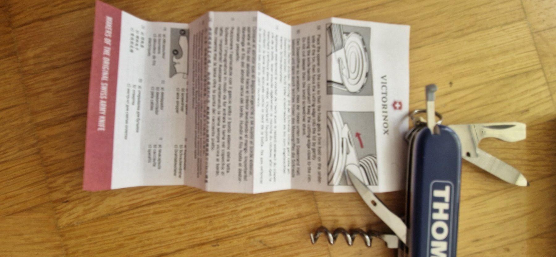 Victorinox Coltelli tascabile: Victorinox Taschenmesser mit Logo Thomy – Nuovo (secondo la descrizione) da Ebmatingen venduto da Flitz88 6