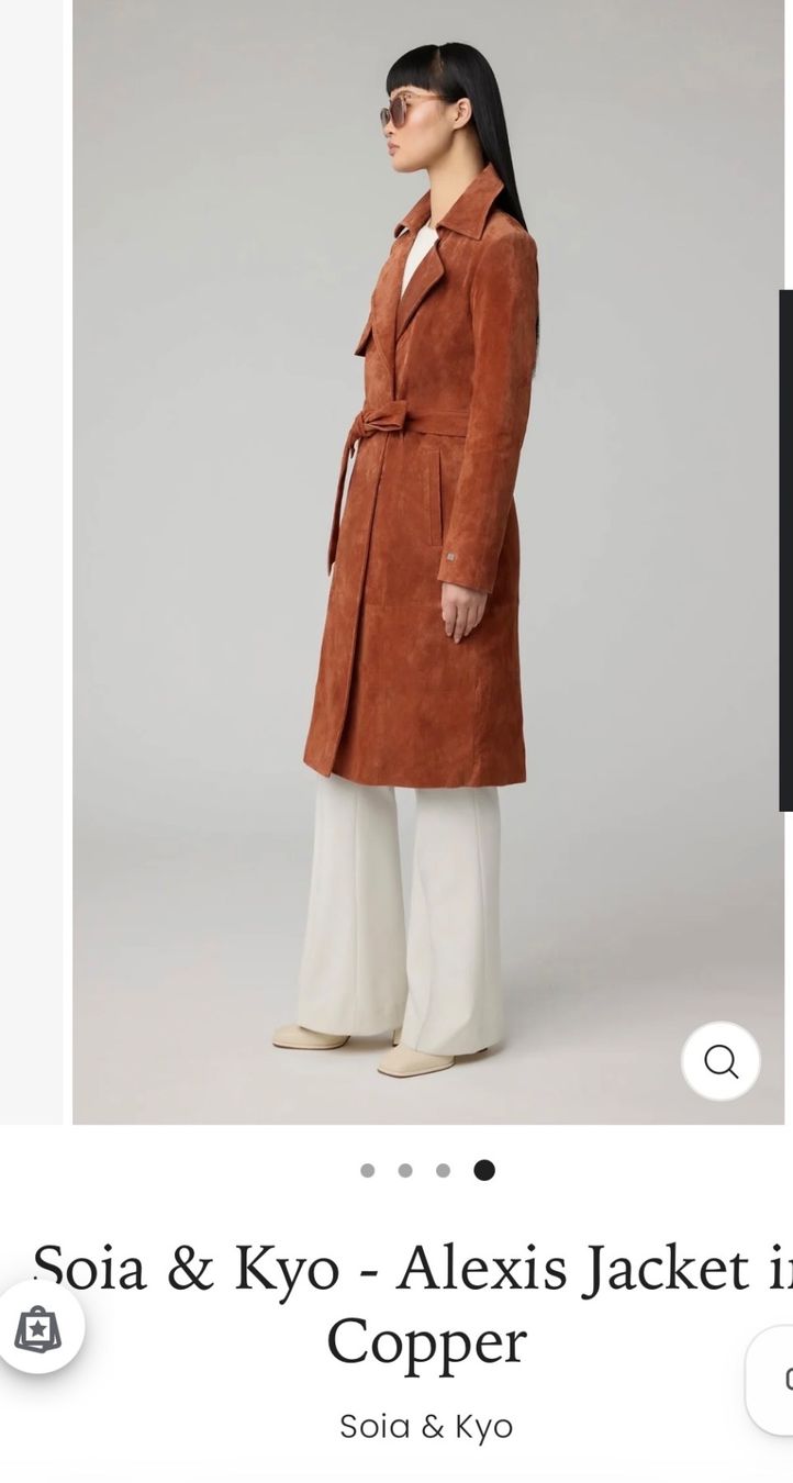 Manteaux: Leder Mantel 100% Suede – D'occasion à Zug par ang_9cl8 1