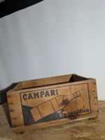 Vintage Campari Holzkiste – Original Getränkekiste – Sammler