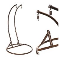 10618 Polyrattan Hängesessel TWIN - Nur Gestell in Kupfer