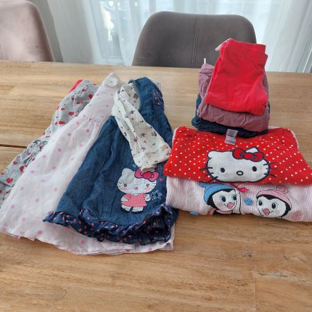Herziges Kleiderset Mädchen Gr. 80