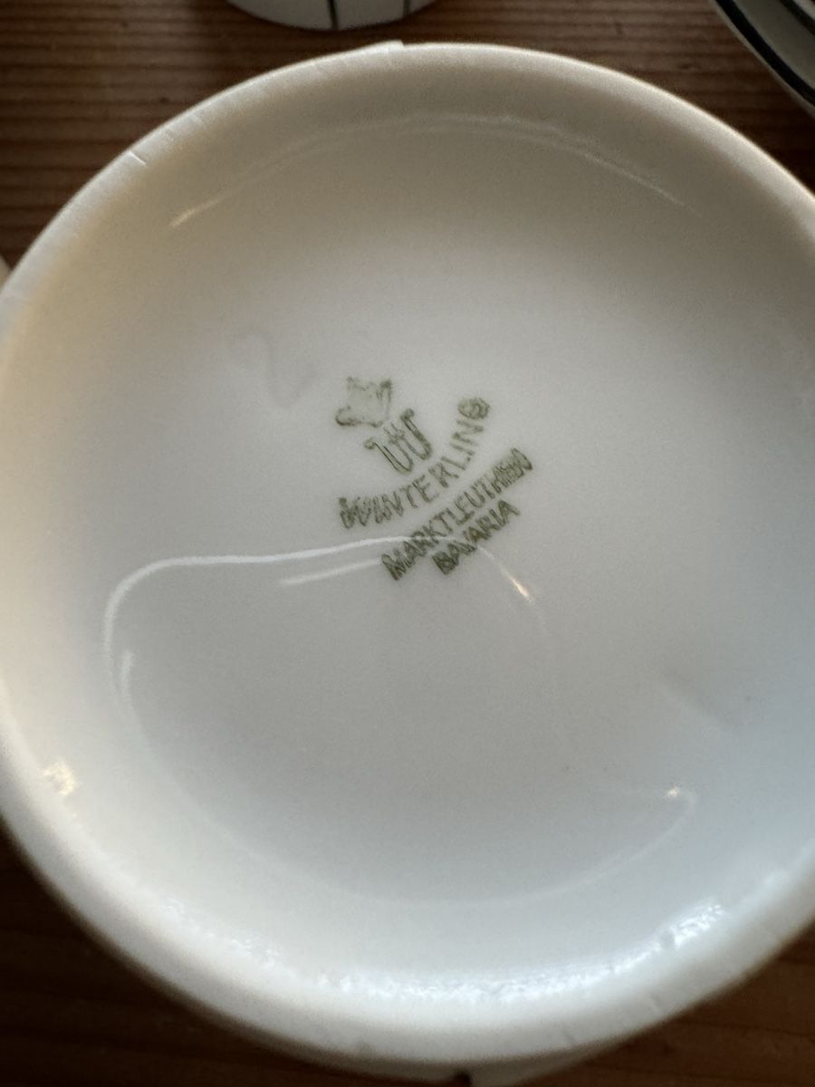 Services de table: Kaffeetassenset Winterling Marktleuthen Bavaria Weiss – D'occasion à Lanzenhäusern par Galaa 7