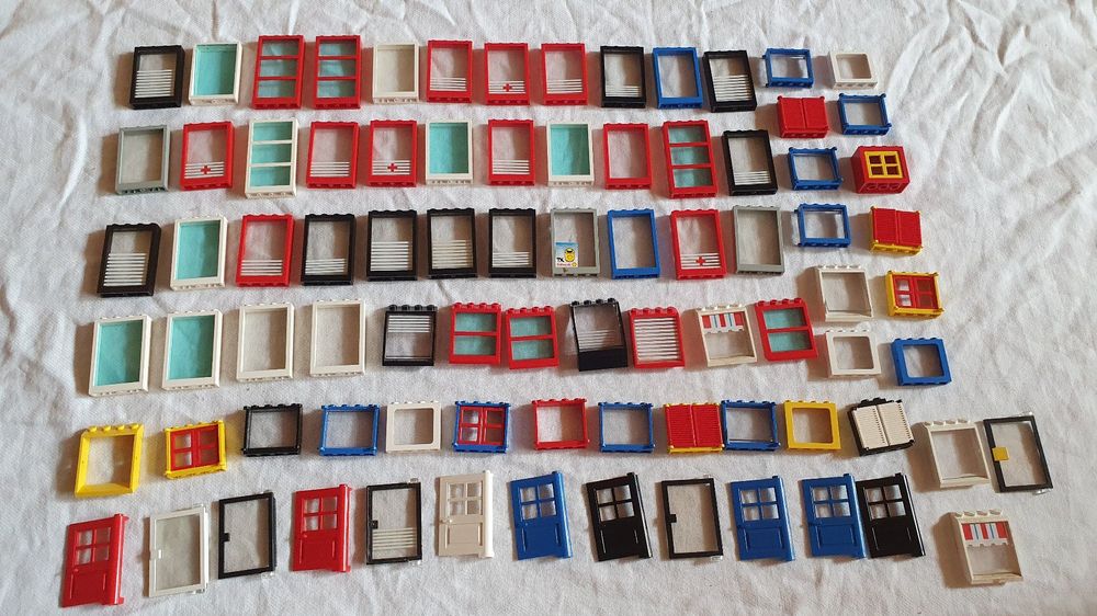 keramik aus ton lego r türen kaufen deutschland Sammlung LEGO Fenster Türen kg basic city system 80er 90er (Gebraucht
