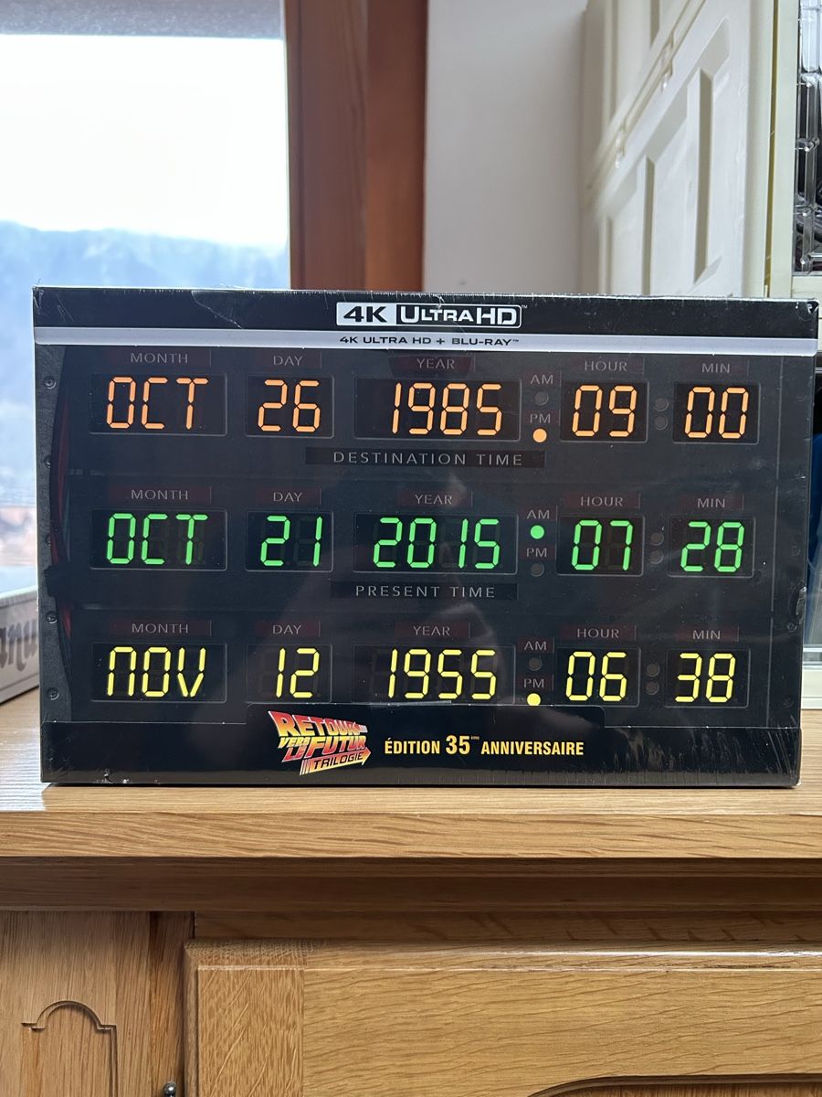 Tutti i DVDs: Retour Vers  le futur 4K trilogy Boxset – Nuovo e nell'imballaggio originale da Bönigen b. Interlaken venduto da Bennilein84