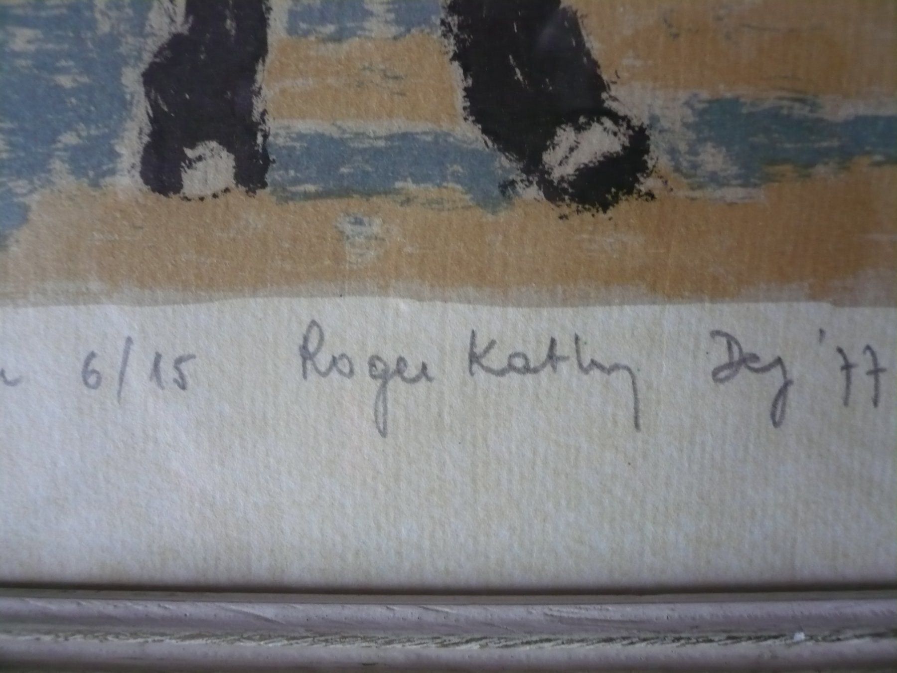 Grafica & Litografie: Roger Kathy: 1934 - 1979: Originallitho – Usato da Egg b. Zürich venduto da MissMarple2 1