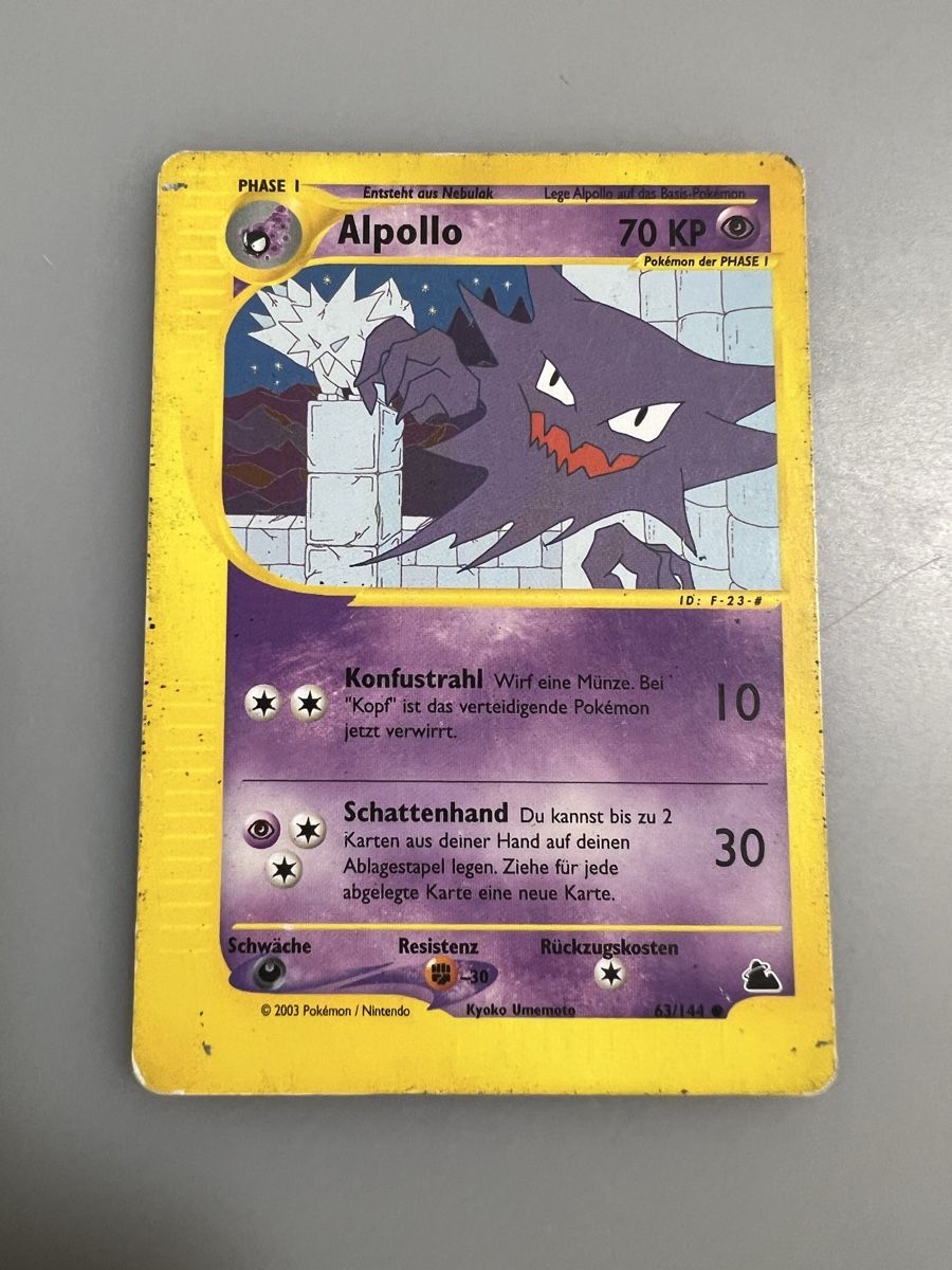 Pokémon Sammelbilder & Trading cards: Alpollo  – Gebraucht aus Muttenz von Michugee97