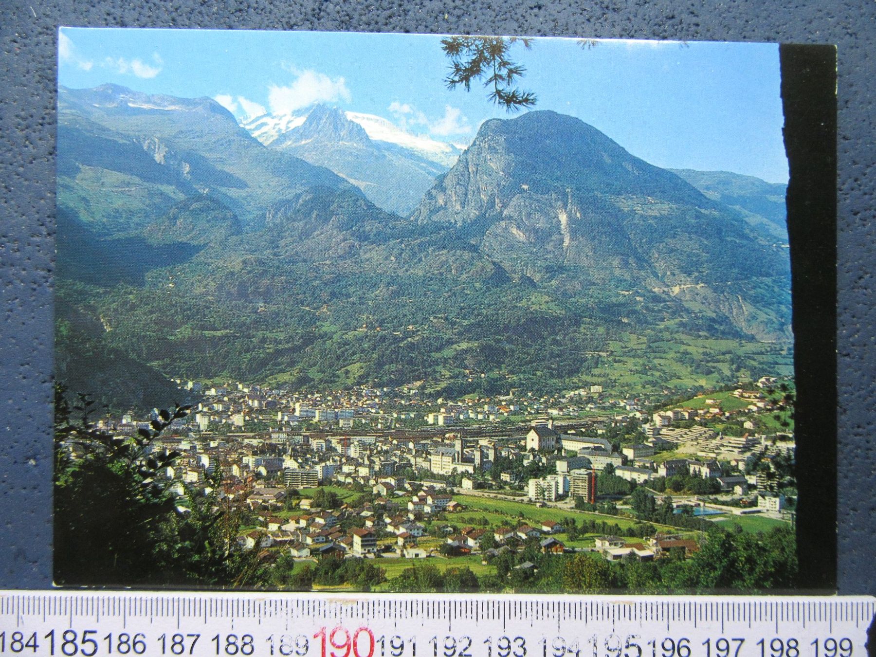 Cartoline postali: BRIG + NATERS VS AK PANORAMA – Usato da Ettingen venduto da Hausi4711