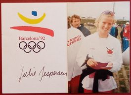 Julie Jespersen Autogramm signiert Foto 10x15cm