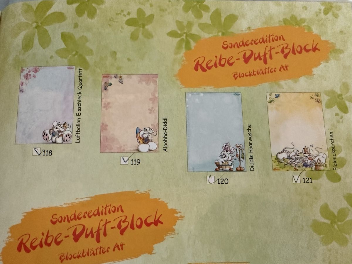 Carta: A4 Diddl Briefpapier Block 119  Sondereedition  – Nuovo (secondo la descrizione) da Kloten venduto da walderdbeerchen 1