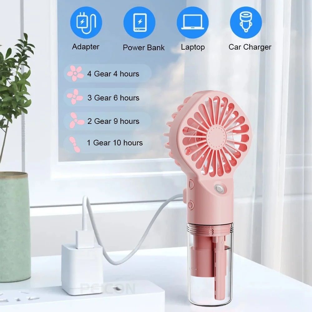 Ventilateurs: Mini Sprühventilator USB 4 Stufen Luftbefeuchter - Weiss – D'occasion à Lussy-sur-Morges par TheAthletesHome 2