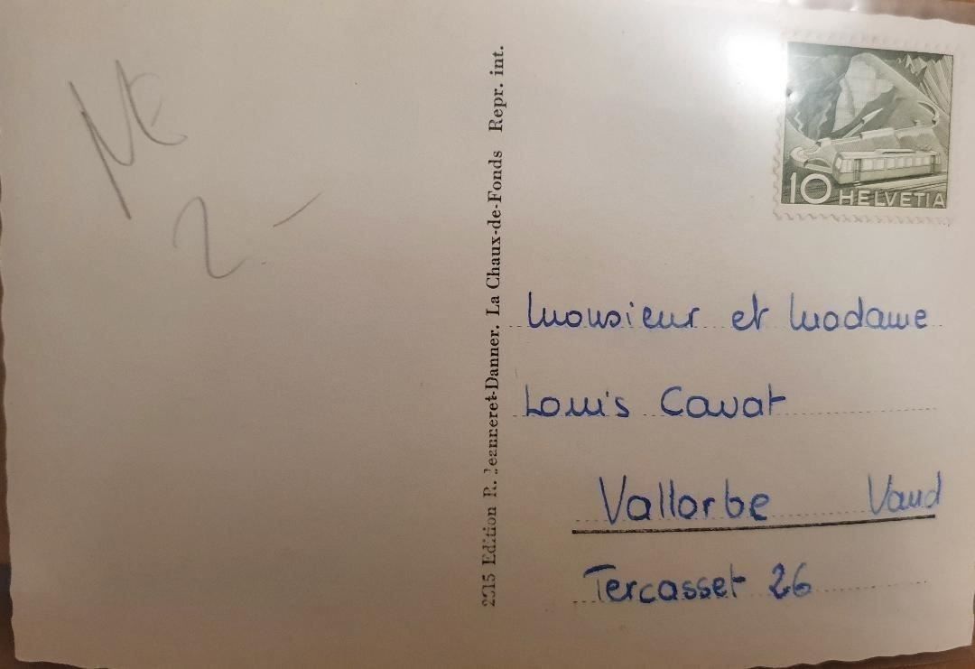 Cartoline postali: LA CHAUX-DE-FONDS -  multi-vues – Usato da Delémont venduto da Domdom1 1