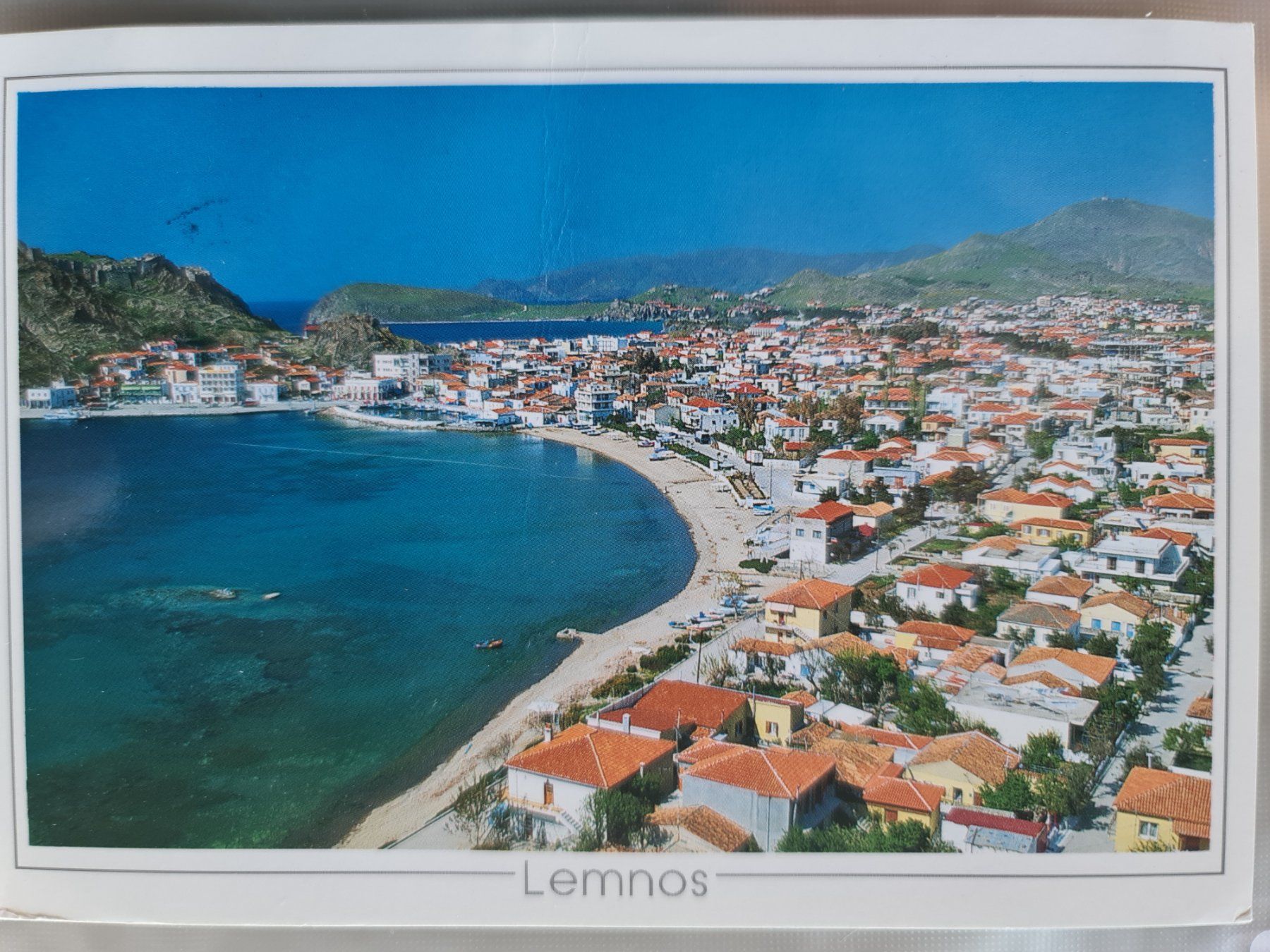 Cartoline postali: Ansichtskarte Lemnos Griechenland – Usato da Dintikon venduto da Vexi