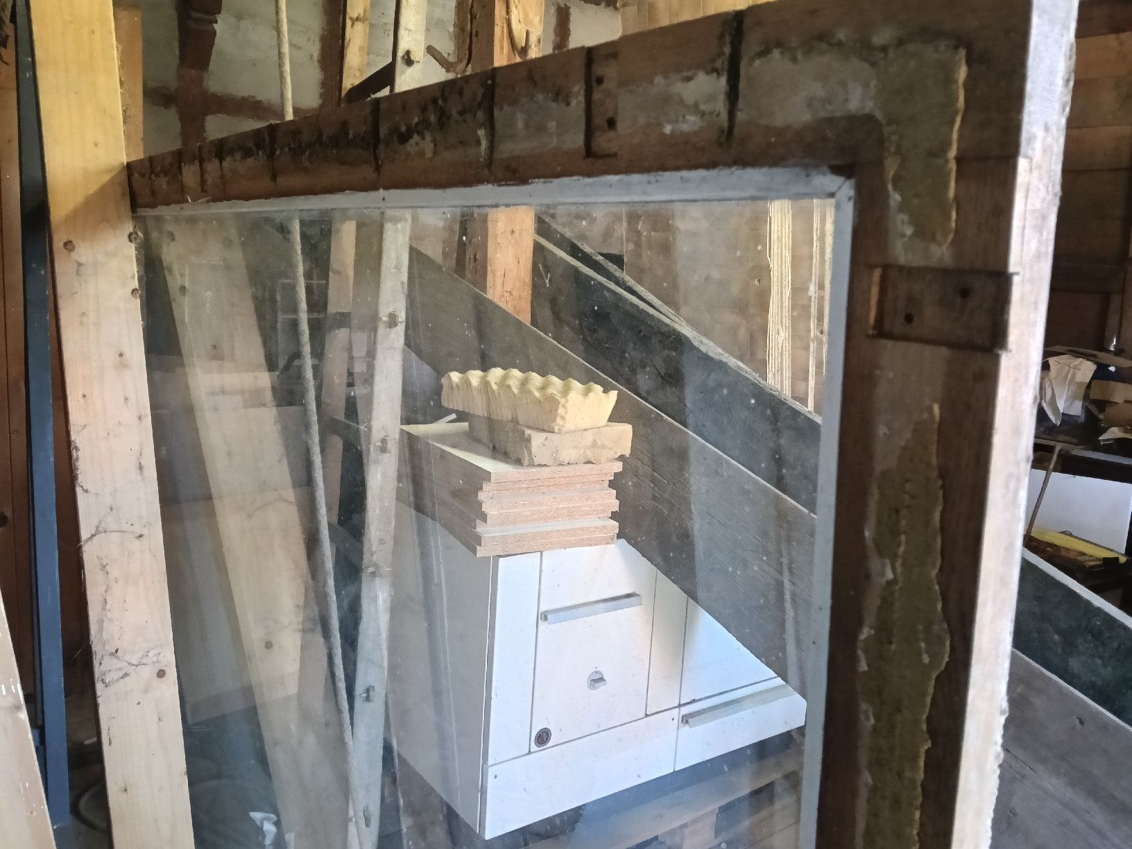 Fenêtres: Grosses Fenster 250x173cm im Eichenrahmen – D'occasion à Obergoldbach par jern 2