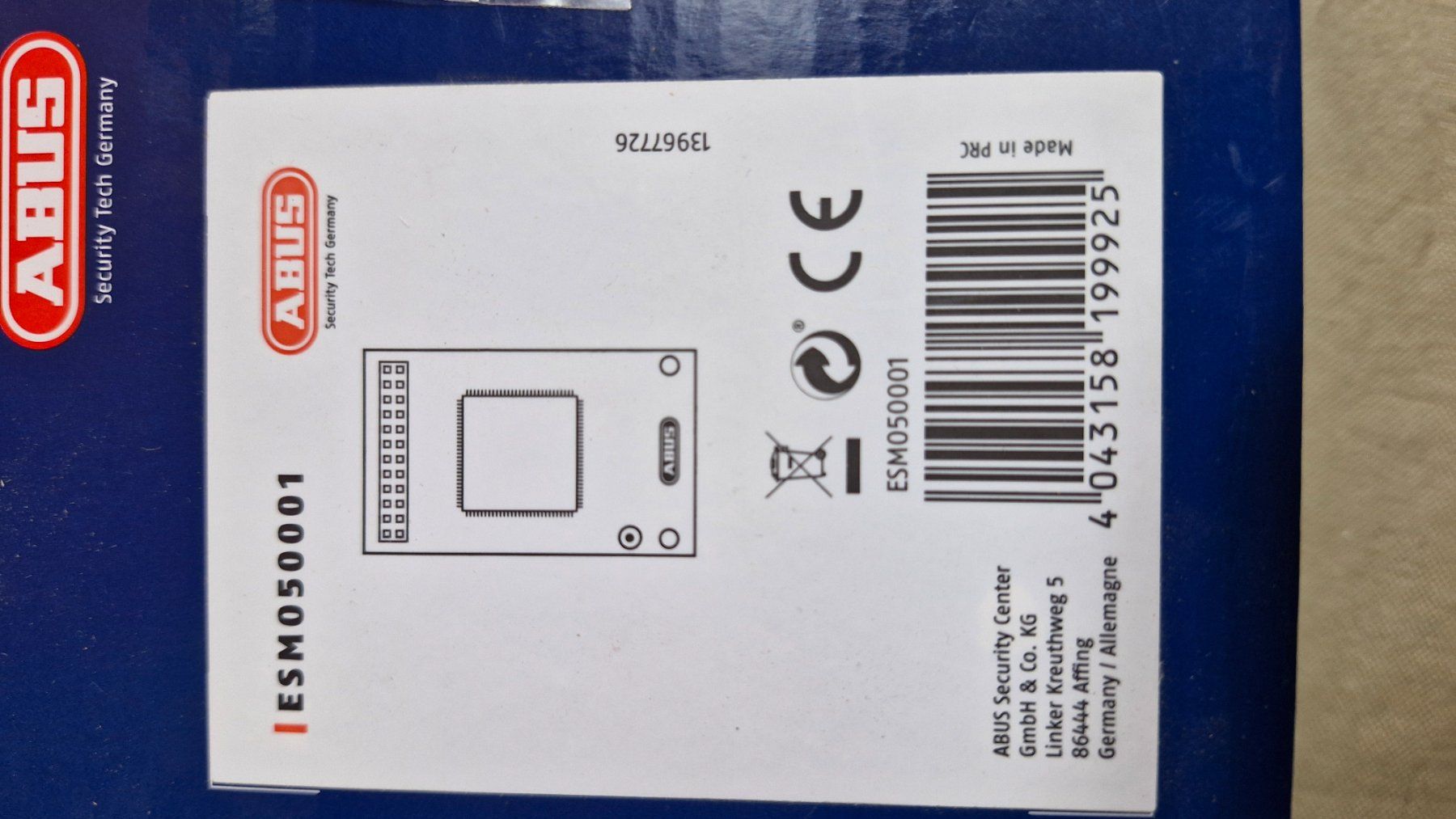 Abus Sistemi d'allarme: Abus ESMO 50001 4G Mobilfunk Modul (356) – Nuovo e nell'imballaggio originale da Dorf venduto da Zur-Lingg 7