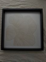 Bild mit Rahmen floral Muster