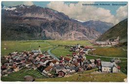 Andermatt, Generalansicht, gelaufen 1926