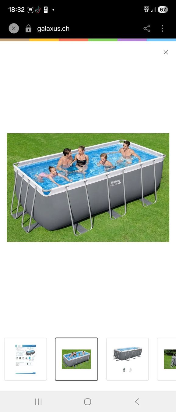 Schwimmbad: Pool Neu Orginalverpackt – Neu und originalverpackt aus Züberwangen von Karl-S