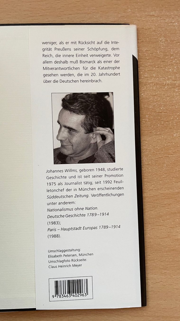 Libri: Johannes Willms - Bismarck: Dämon der Deutschen! – Usato da Glattfelden venduto da cybermaxx 9