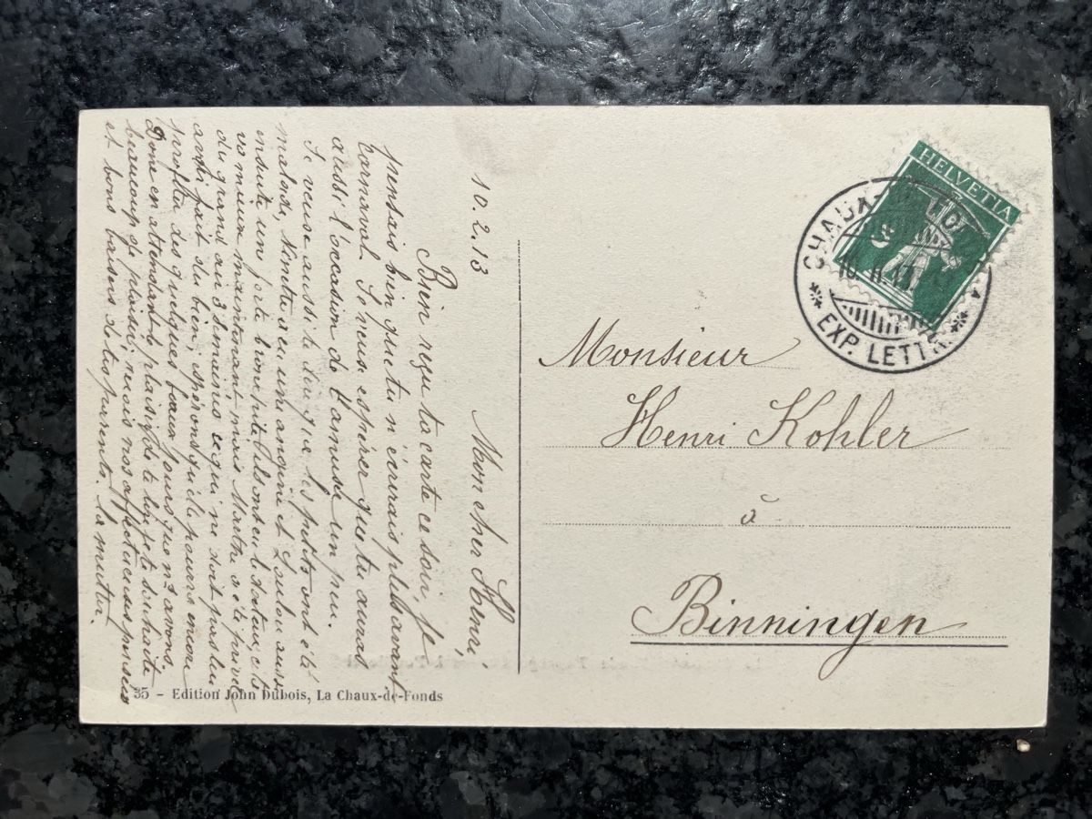 Cartes postales: Carte postale  – D'occasion à Cernier par Psidium58 1