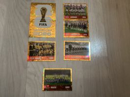 FIFA World Cup Sammelkarten Set.FWC 1,2,18,13,12,11,16