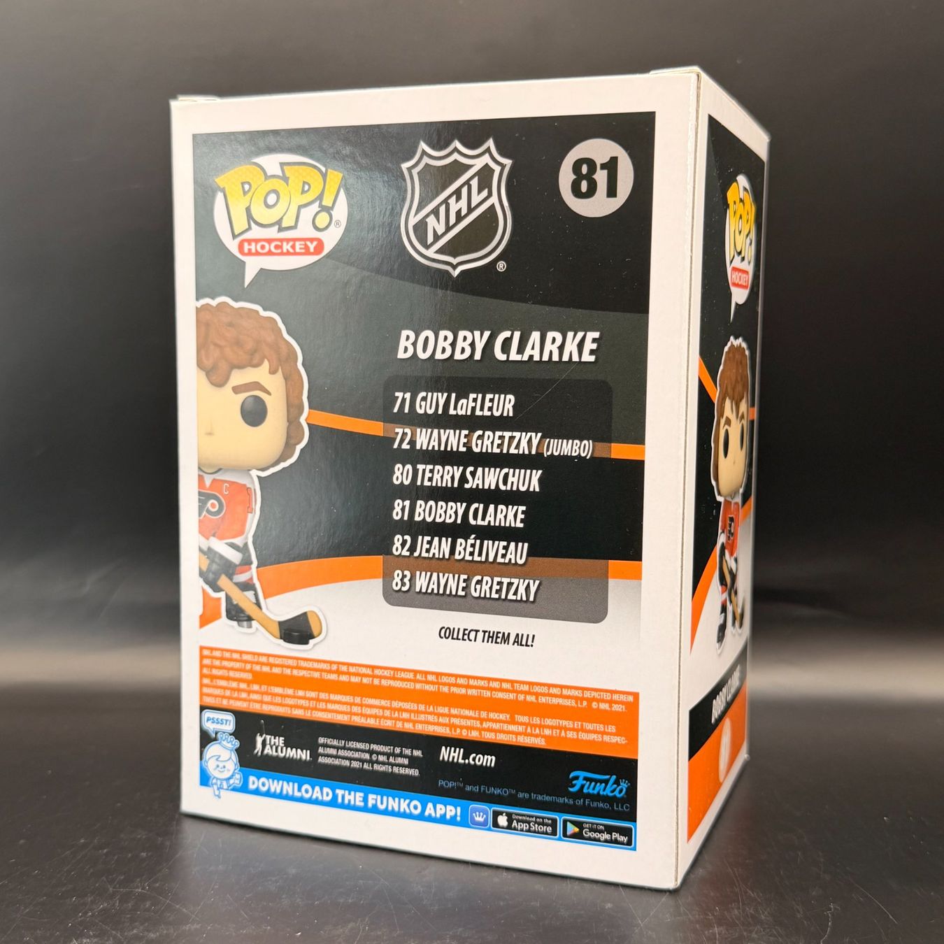 Funko Statuette: Funko Pop! NHL Bobby Clarke 81 – Usato da Düdingen venduto da Nerdworld 1