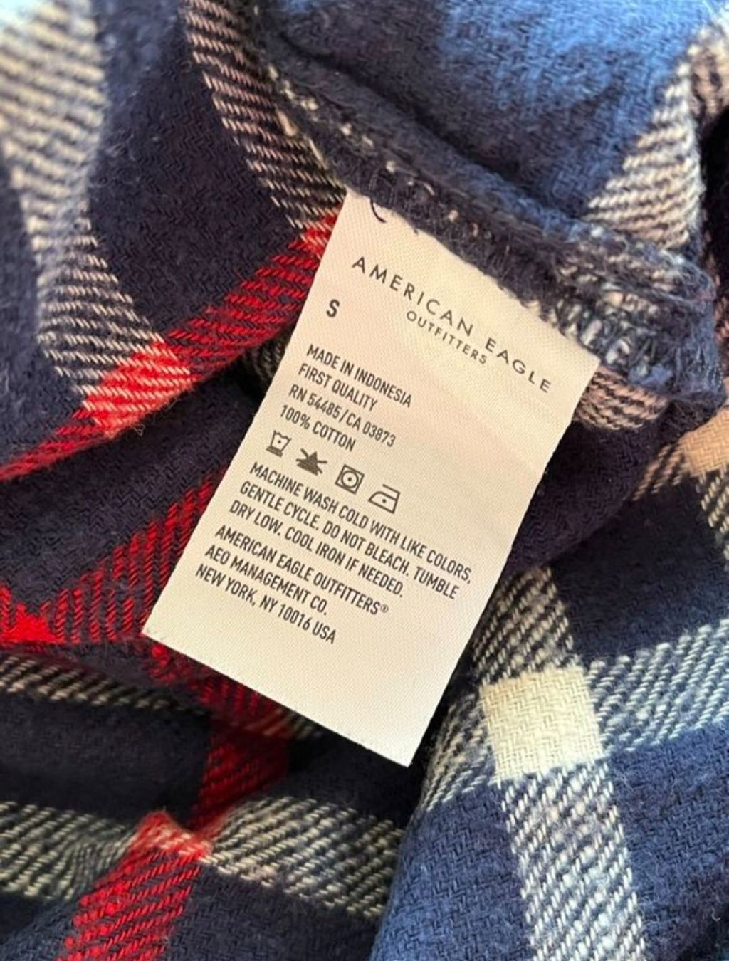 Camicette: American Eagle Flanellhemd Grösse S – Usato da Bern venduto da len_vc5x 2