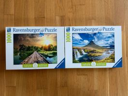 2x Puzzle Ravensburger Nature Edition 1000 pièces