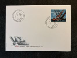 Enveloppe Premier Jour Alinghi America's Cup 2003 7.3.2003