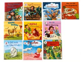 10x Minibücher: Märchen, Tiere, Dinos & Abenteuer
