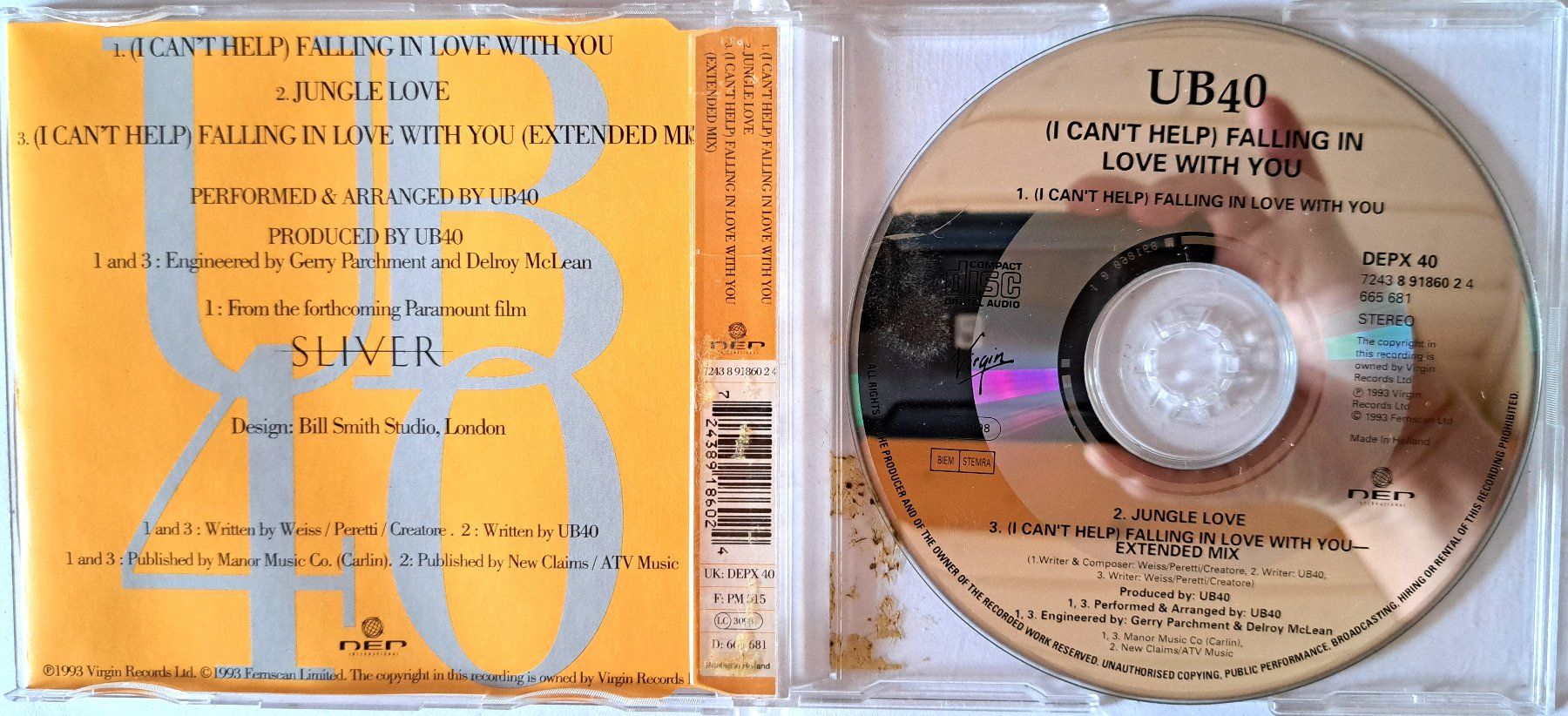 CDs: UB40 - FALLING IN LOVE WITH YOU – Gebraucht aus Tenniken von mik_6mxg 3