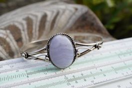 Chalcedon Blau     in     Armreifen  Edel    TOPSTONE