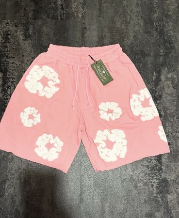 Denim tears shorts Pink, grösse L, neu, unisex