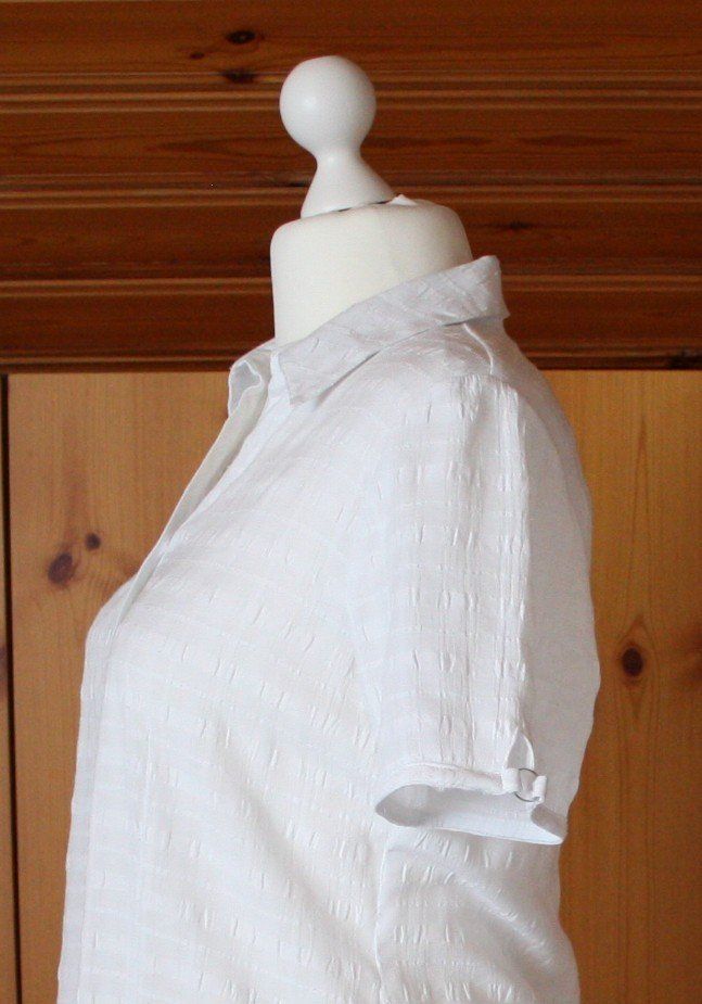 Camicette: Bluse Kurzarm weiss Gr. L – Usato da Flüelen venduto da Diversicum-Curvy 3